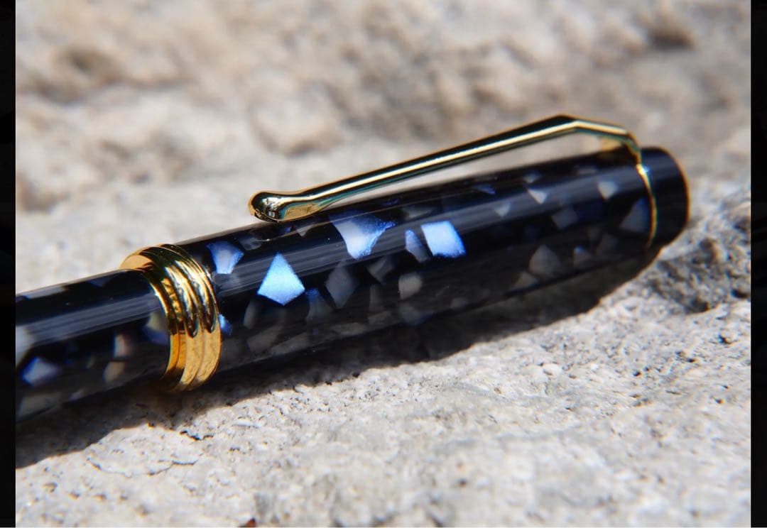 書道セット「夢銀河」 筆墨 万年筆 木箱入り 高級書道具