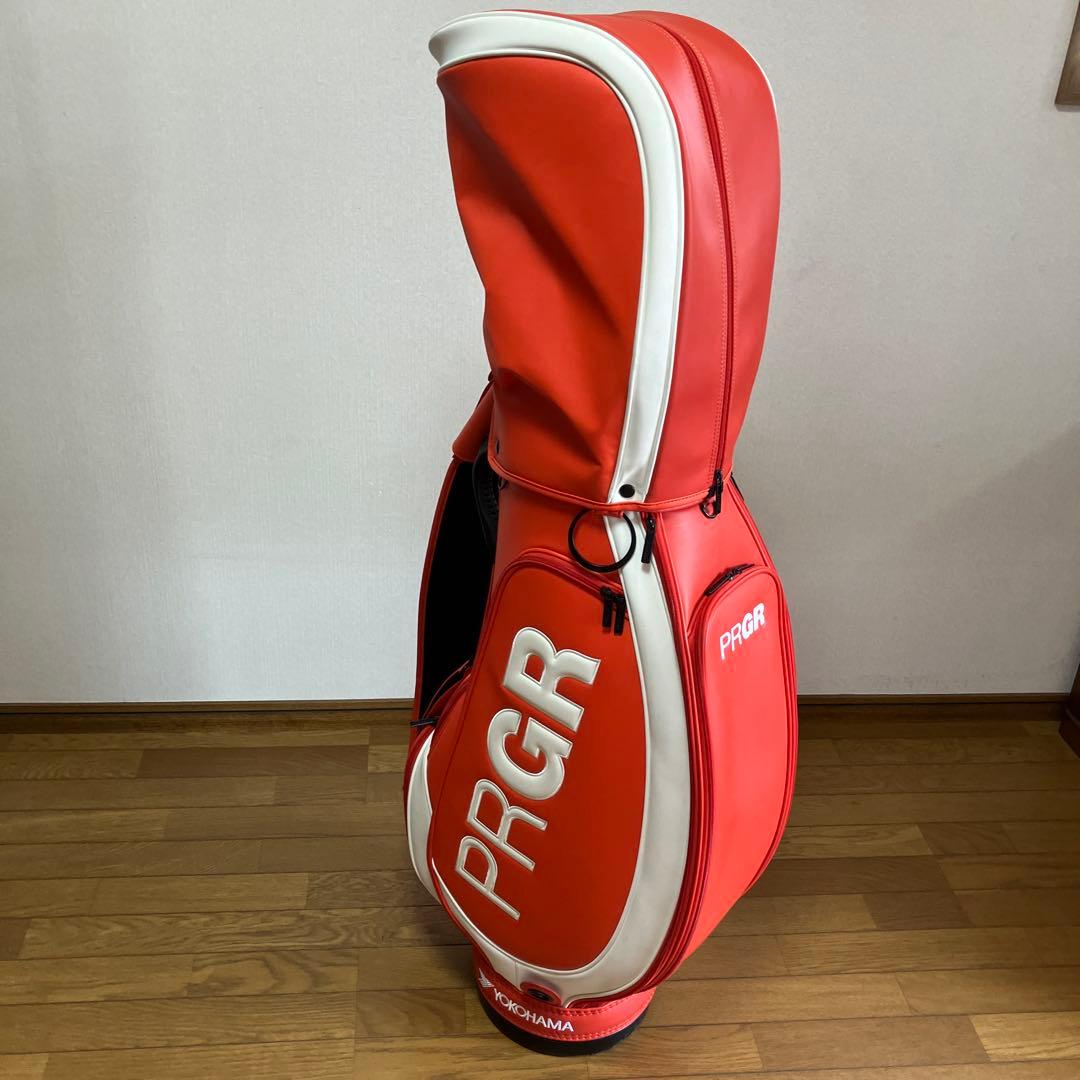 PRGR キャディバッグ オレンジ色 YOKOHAMA