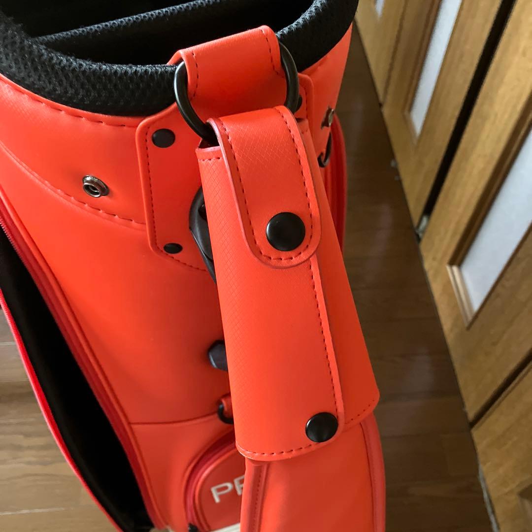 PRGR キャディバッグ オレンジ色 YOKOHAMA