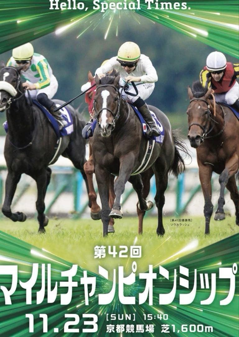 2025年 マイルチャンピオンシップ ソウルラッシュ ポスター