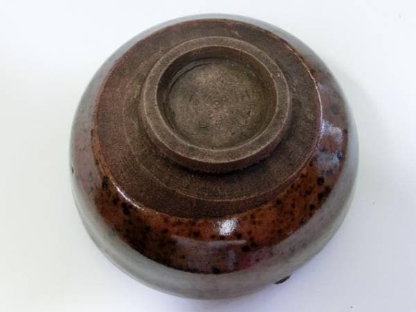 碗■小豆手 古い茶碗 平鉢 酒器 酒盃 小豆色 時代物 お茶道具 古美術 骨董■
