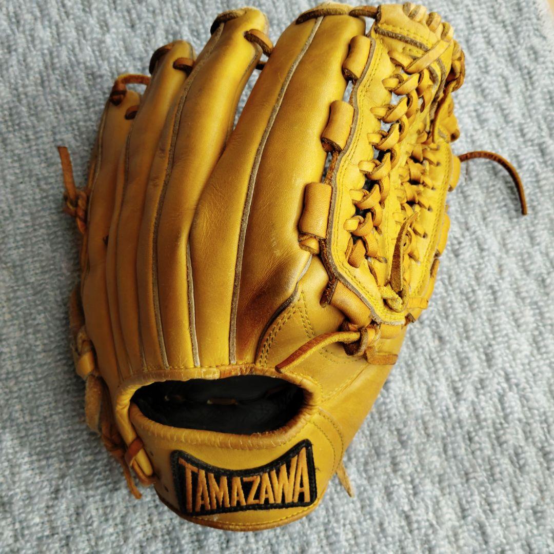TAMAZAWA 玉澤 軟式グローブ TG-CN505 イエロー　大人　内野手