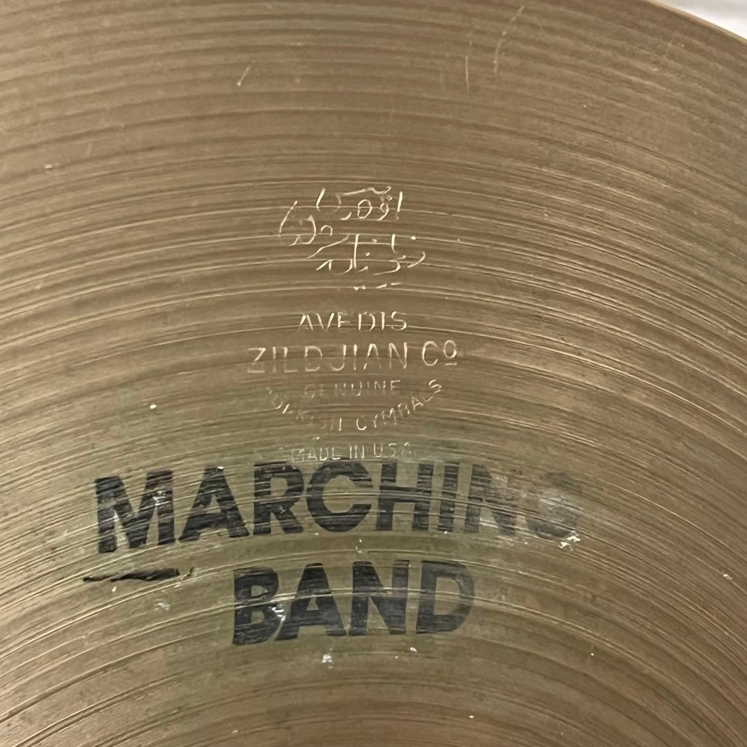 白抜きZildjian MARCHING BAND 12”インチ 31cm ペア