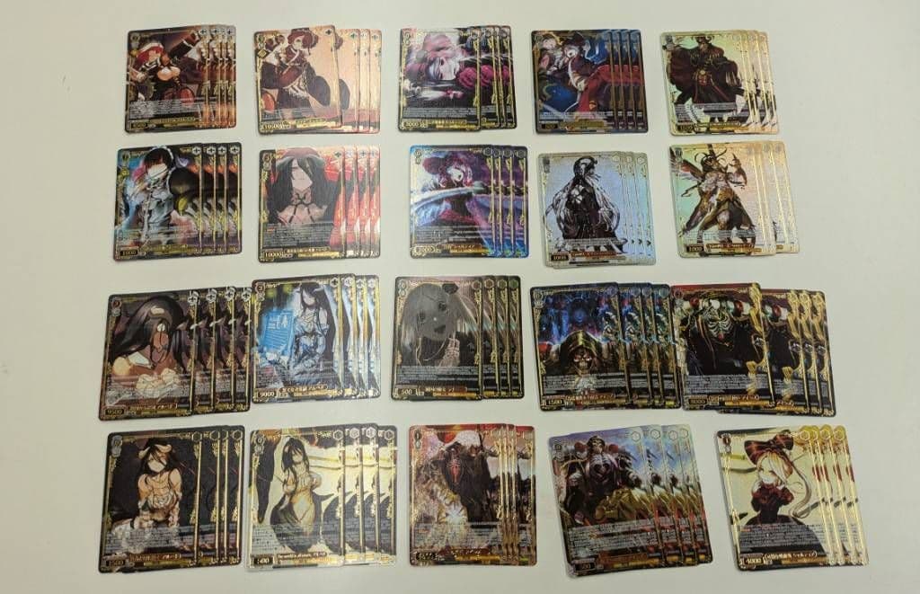 ヴァイスシュヴァルツ　原作オーバーロード　OLR 81種　4コン