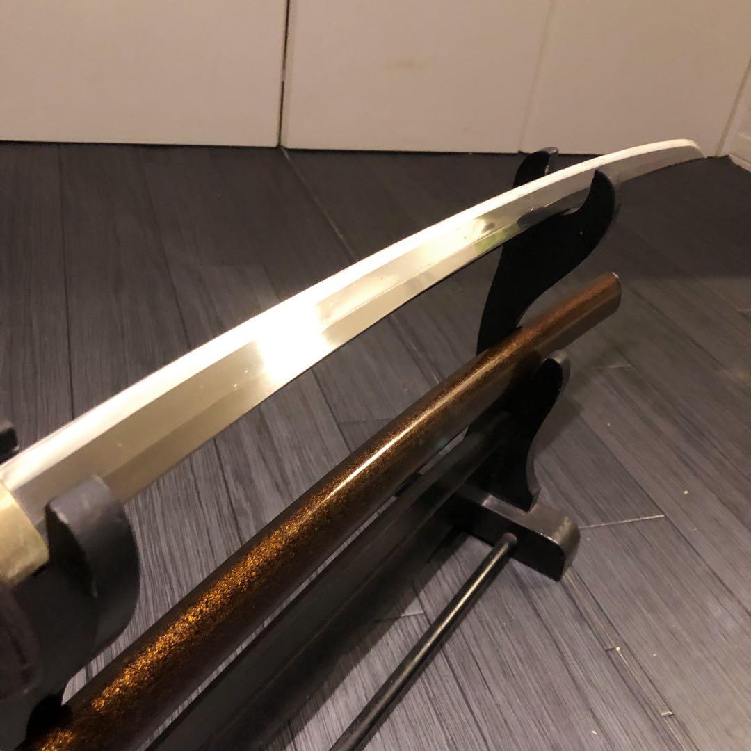 高級模造刀　亜合金刀身　居合刀　茶拵え