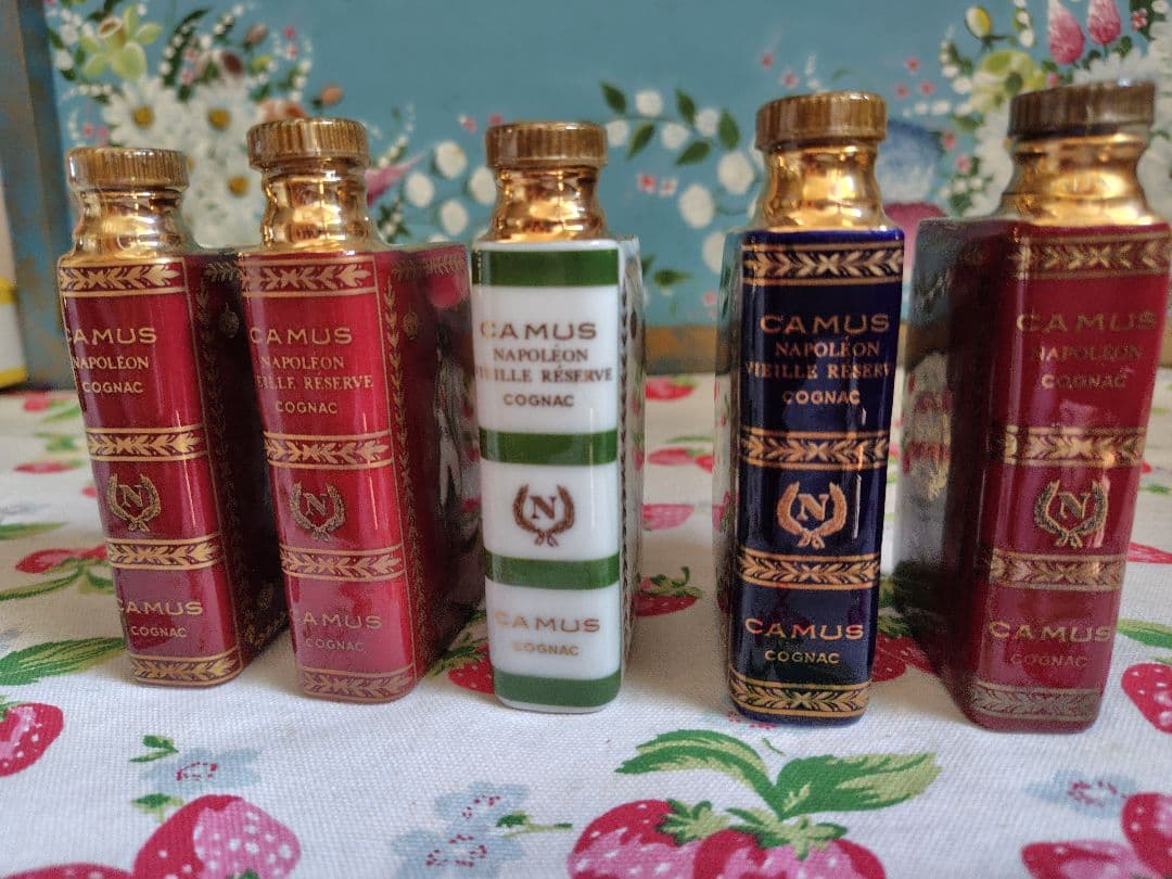未開栓　ブランデー　カミュ　ブック　ナポレオン　ミニチュア　5本セット　50ml