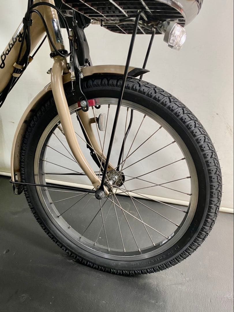 1年保証 ヤマハ　パスバビー　20インチ　子供乗せ　カフェ色　電動アシスト自転車