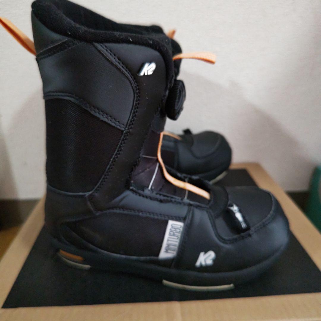 K2 子ども用スノーボードブーツ ブラック22cm
