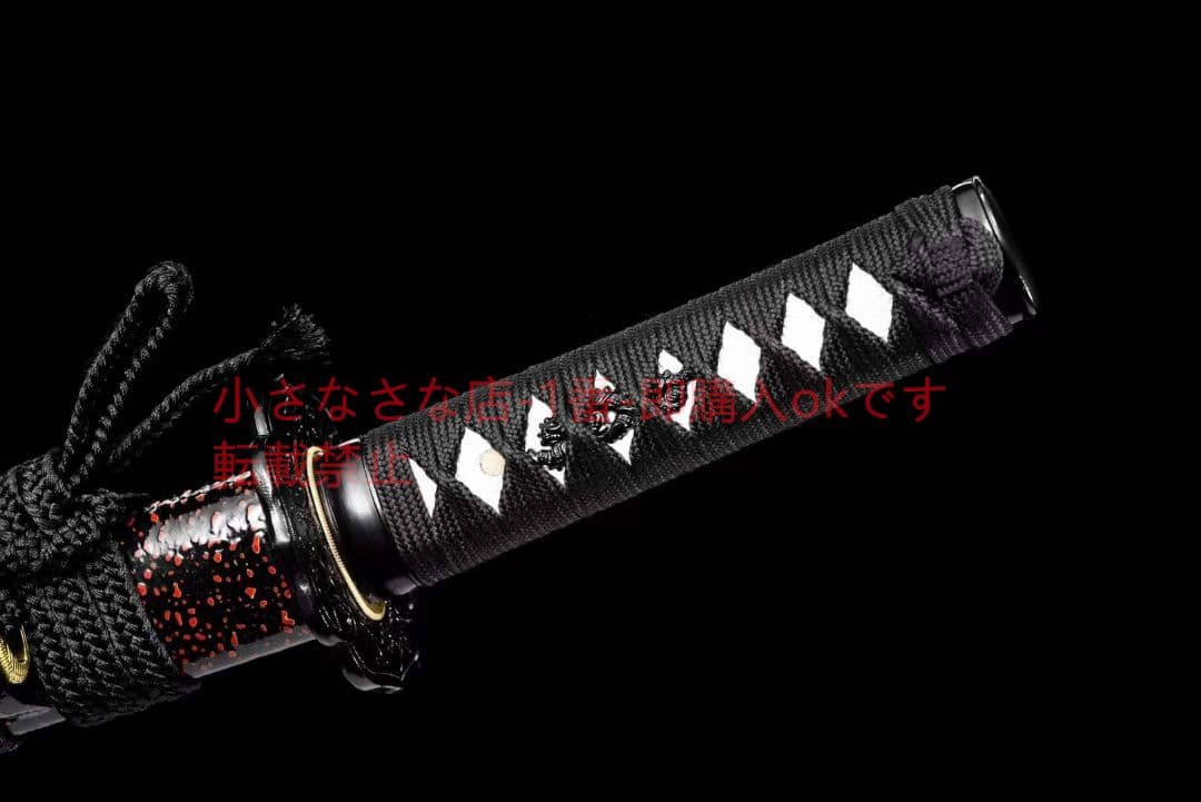 12寸鉄装T 10焼刃小烏丸『火影』 武具　刀装具　日本刀　模造刀 居合刀