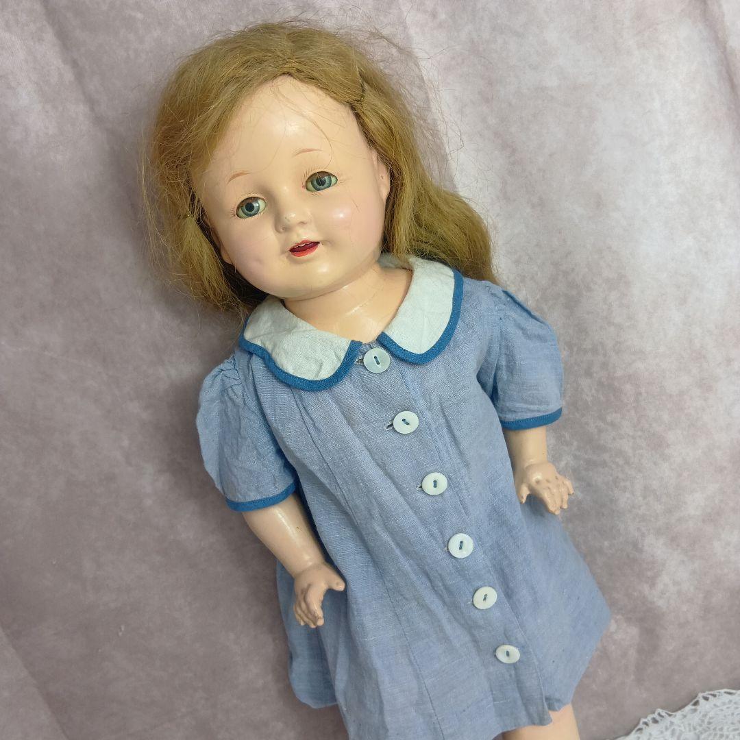 ♥大きく大人しげなヴィンテージ　コンポジションドール♥