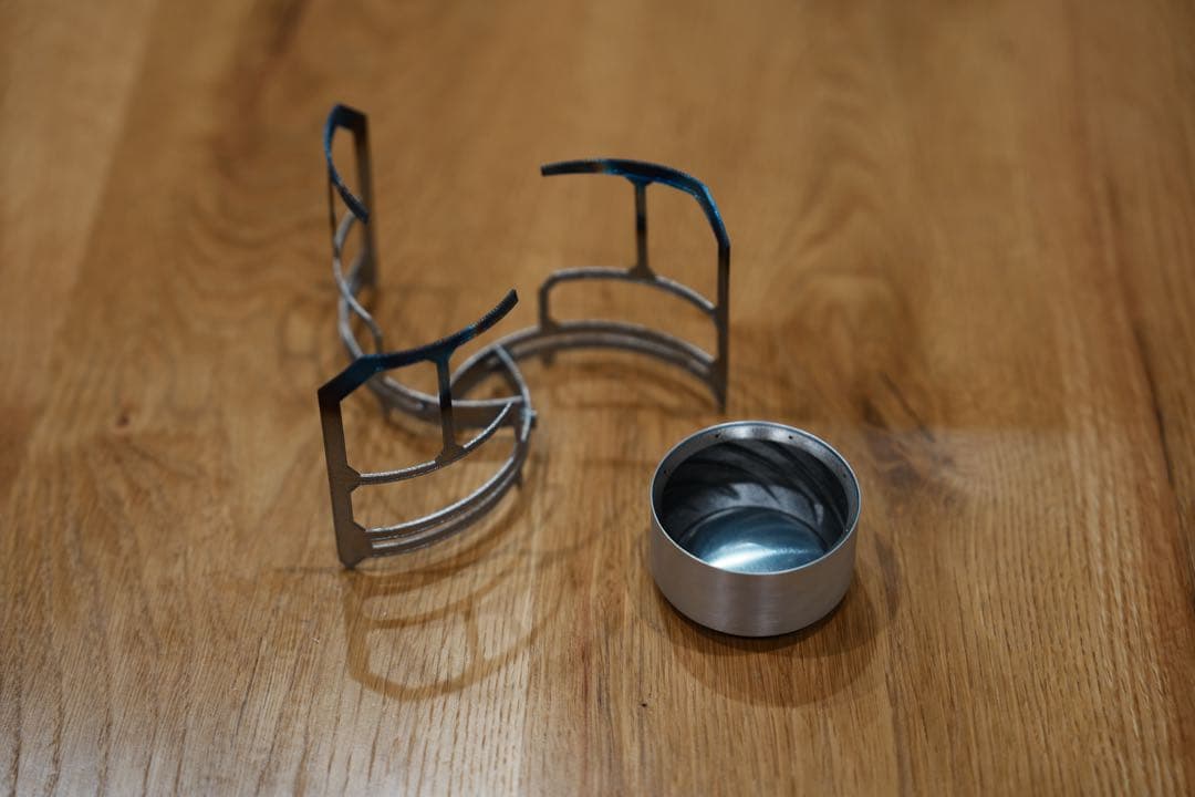 【希少】FINAL FLAME GEAR アルコールストーブ チタン五徳セット