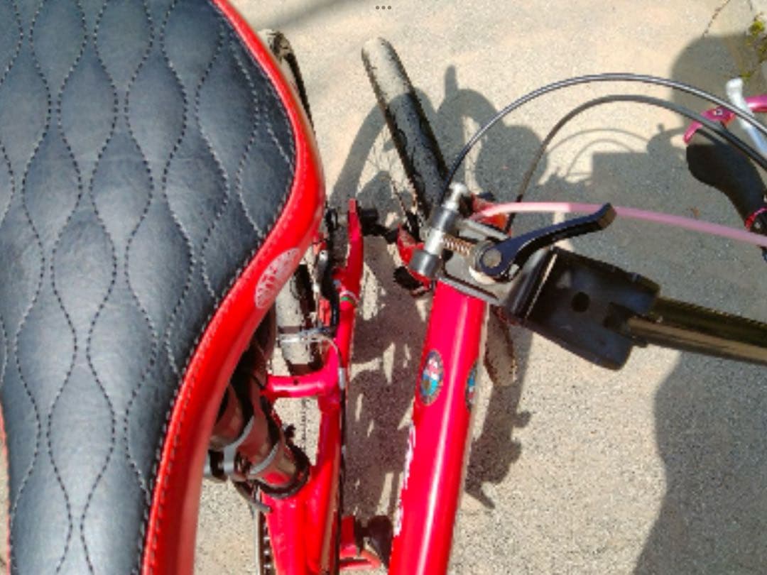 Alfa Romeo 折りたたみ自転車　レッド　アルミフレーム　大人用