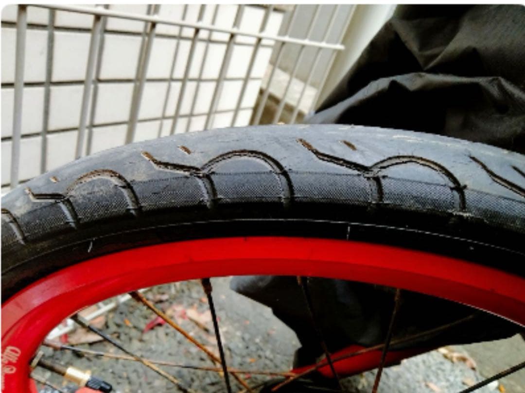 Alfa Romeo 折りたたみ自転車　レッド　アルミフレーム　大人用