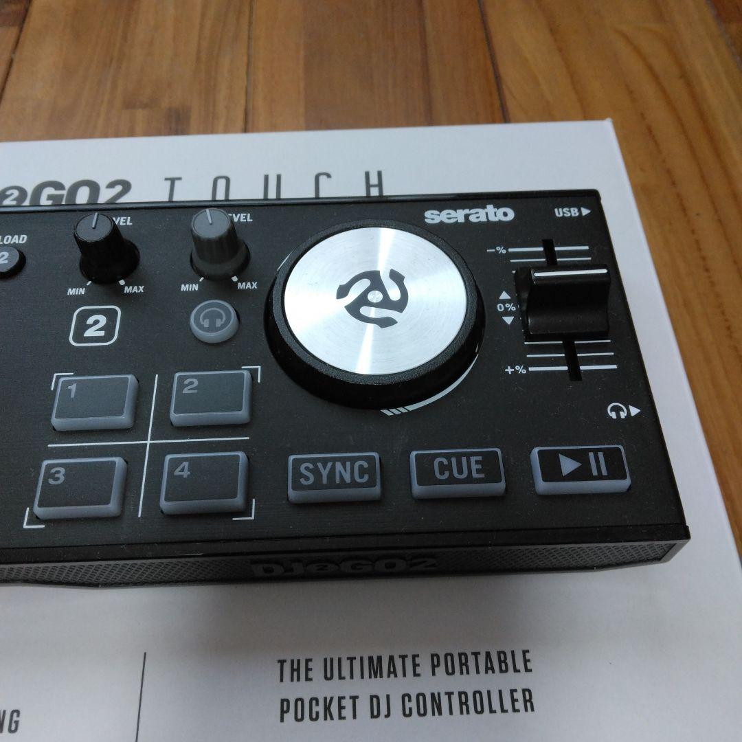 Numark DJ2GO2 TOUCH ポータブルDJコントローラー