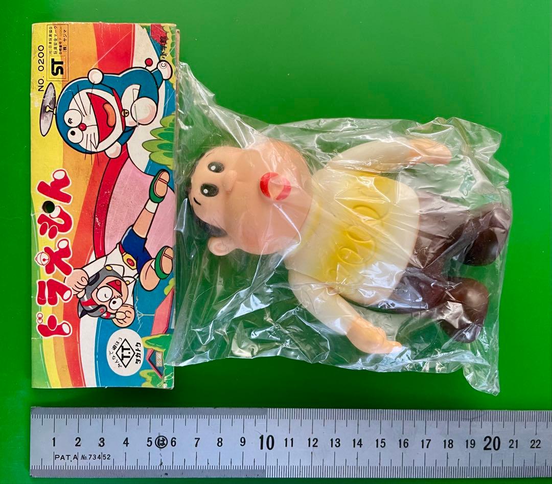 ドラえもん ジャイアン タカトク ソフビ人形 デッドストック未開封新品 当時物