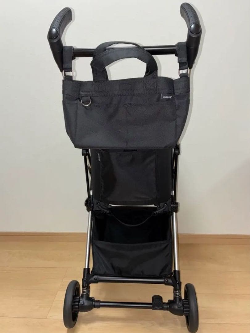 smooca mini ペットカート ブラック カップホルダ付　折り畳み式　美品