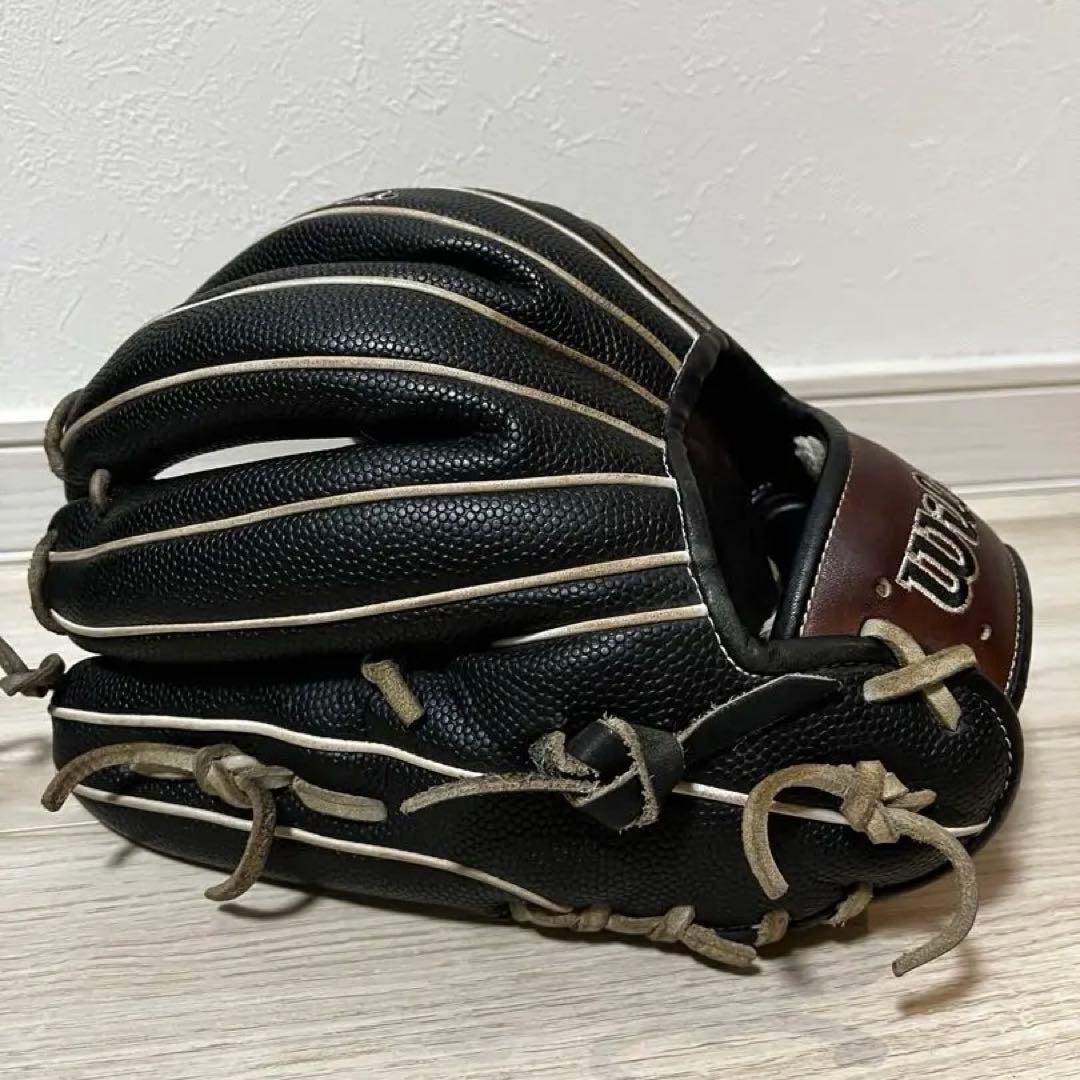 【希少・即戦力】Wilson ワナビーヒーロー 87型 軟式 内野手用 型良好