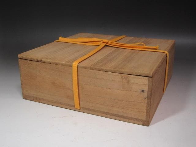 ★　初期伊万里　山水文中皿　山下朔郎極めがございます★x524