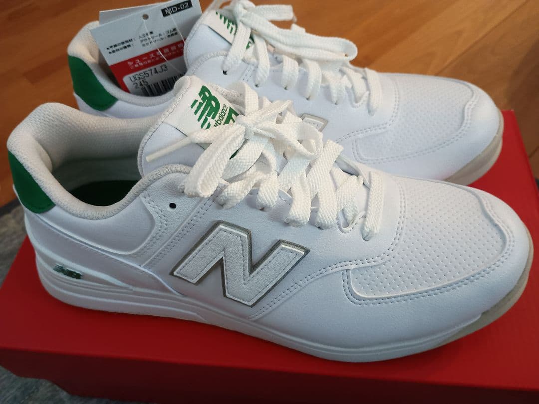 新品未使用　ニューバランス　ゴルフシューズ　574 24.5