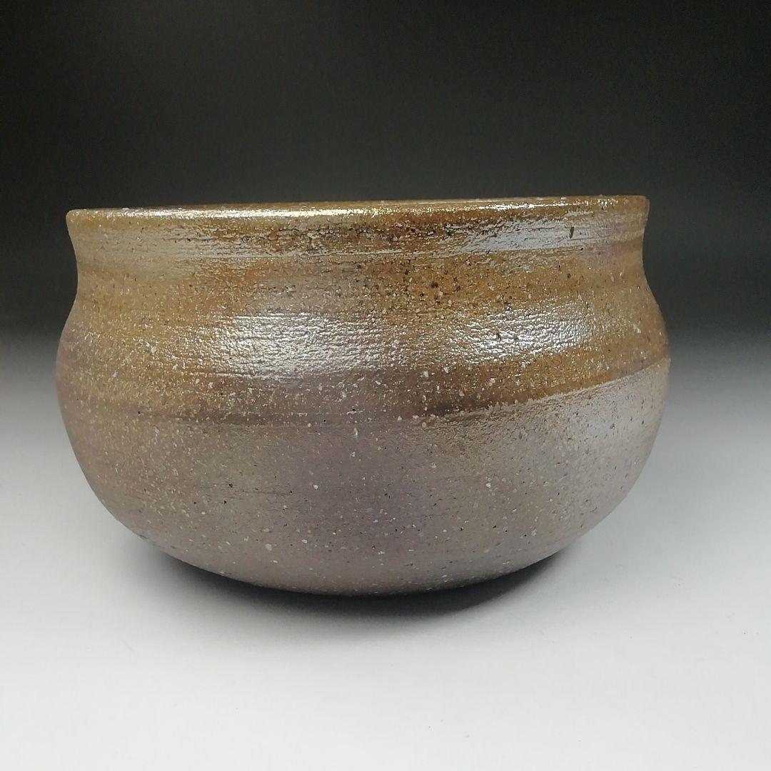 Ｔ４８２　建水　『石倉焼』『斎籐清祥 作』　共箱　茶道具