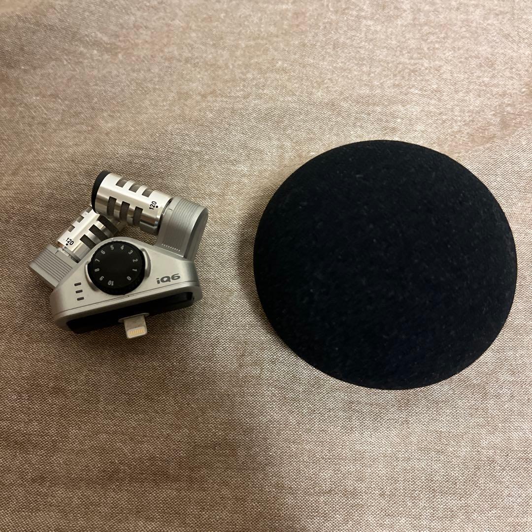 Zoom iQ6 コンパクトマイク シルバー