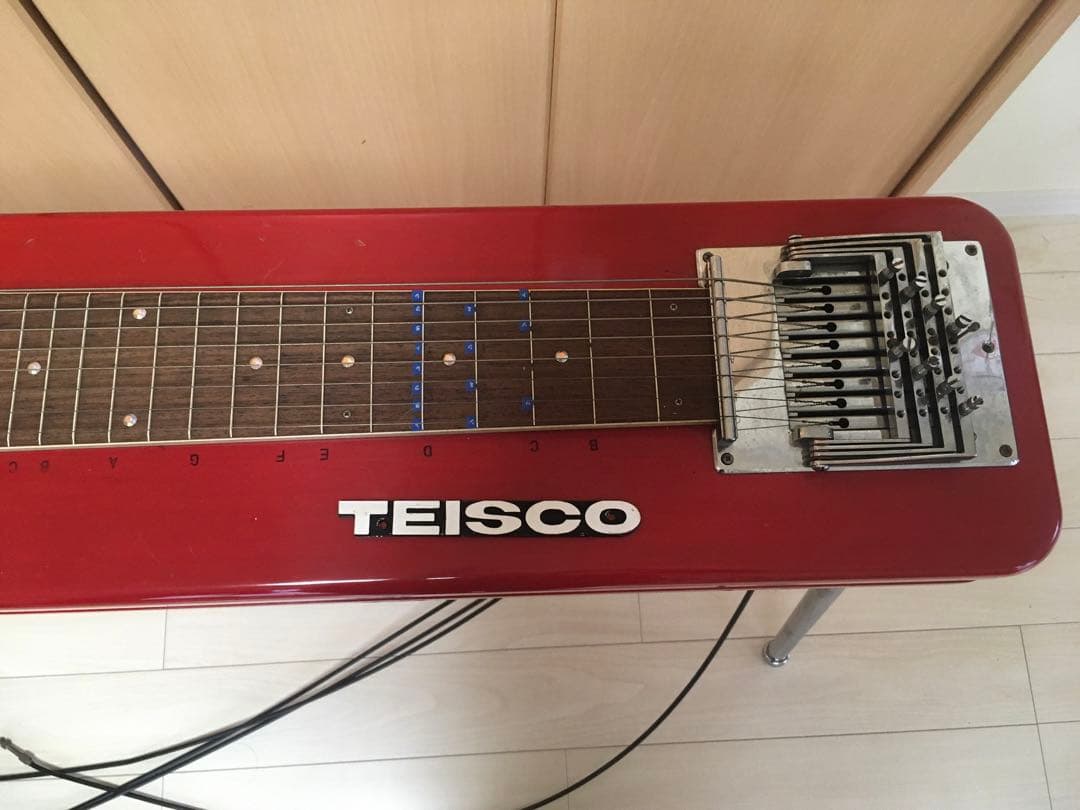 TEISCO スチールギター レッド 8弦