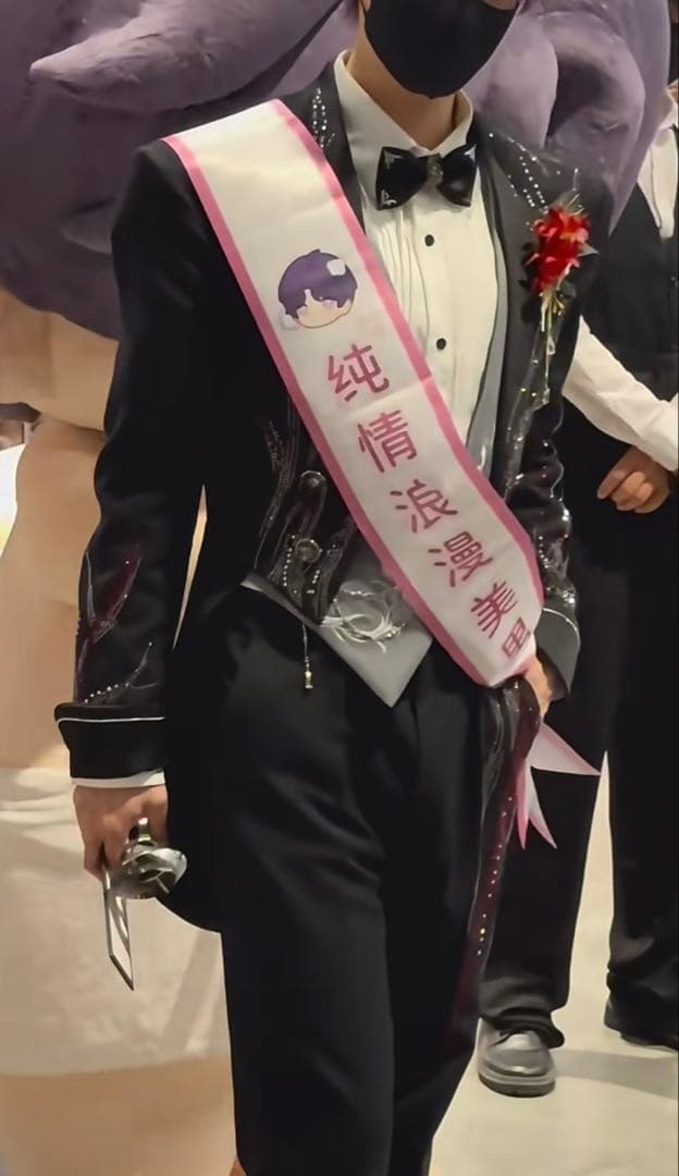 恋と深空　ホムラ　BW会場配布 リボン 公式 タスキ