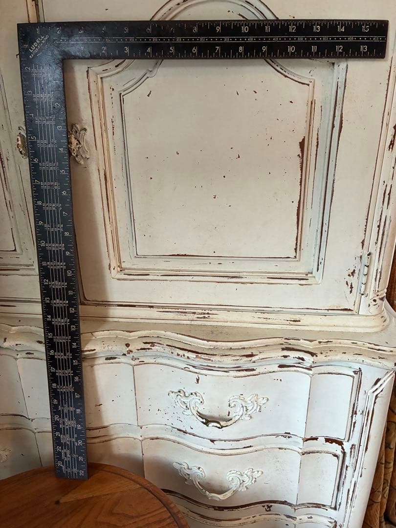 アンティーク　L字　スケール　ルーラー　定規LUDELL 建築家　大工　特大レア