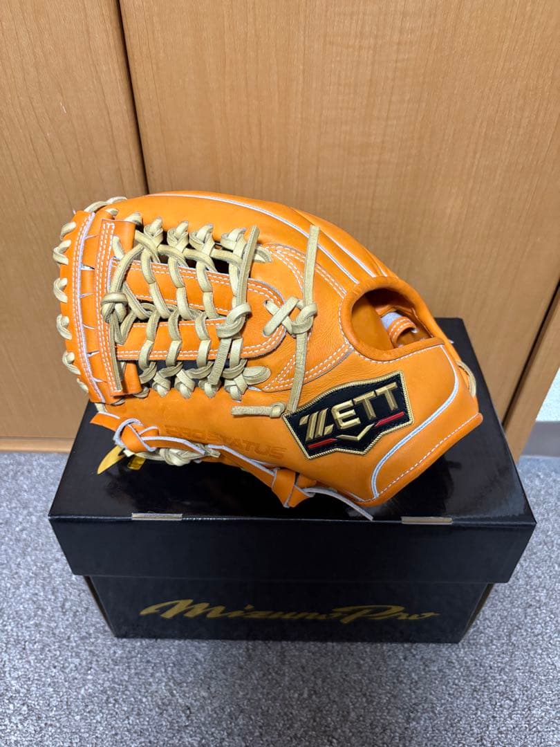 ZETTプロステイタス 今宮モデル軟式オーダーグラブ　オレンジ