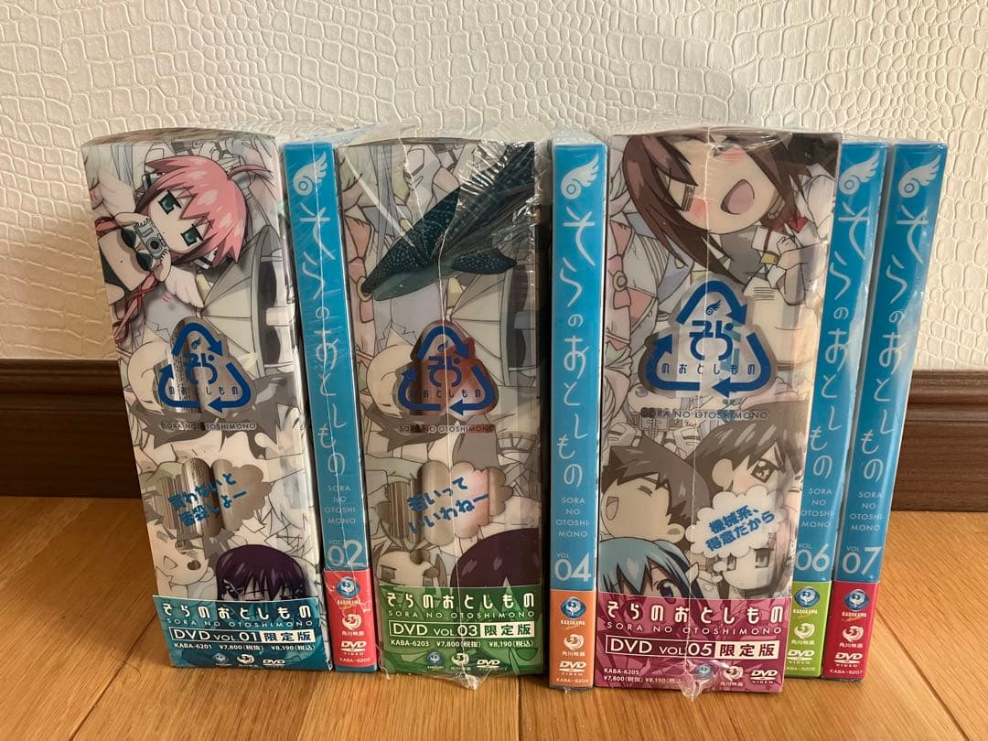 そらのおとしもの　初回限定版　DVD 全巻 イカロス　ニンフ　抱き枕カバー