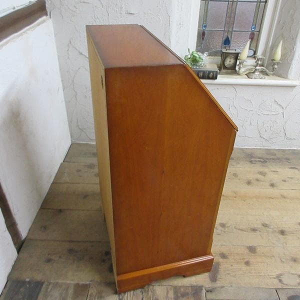 イギリス アンティーク 家具 ライティングビューロー デスク 机 6918d