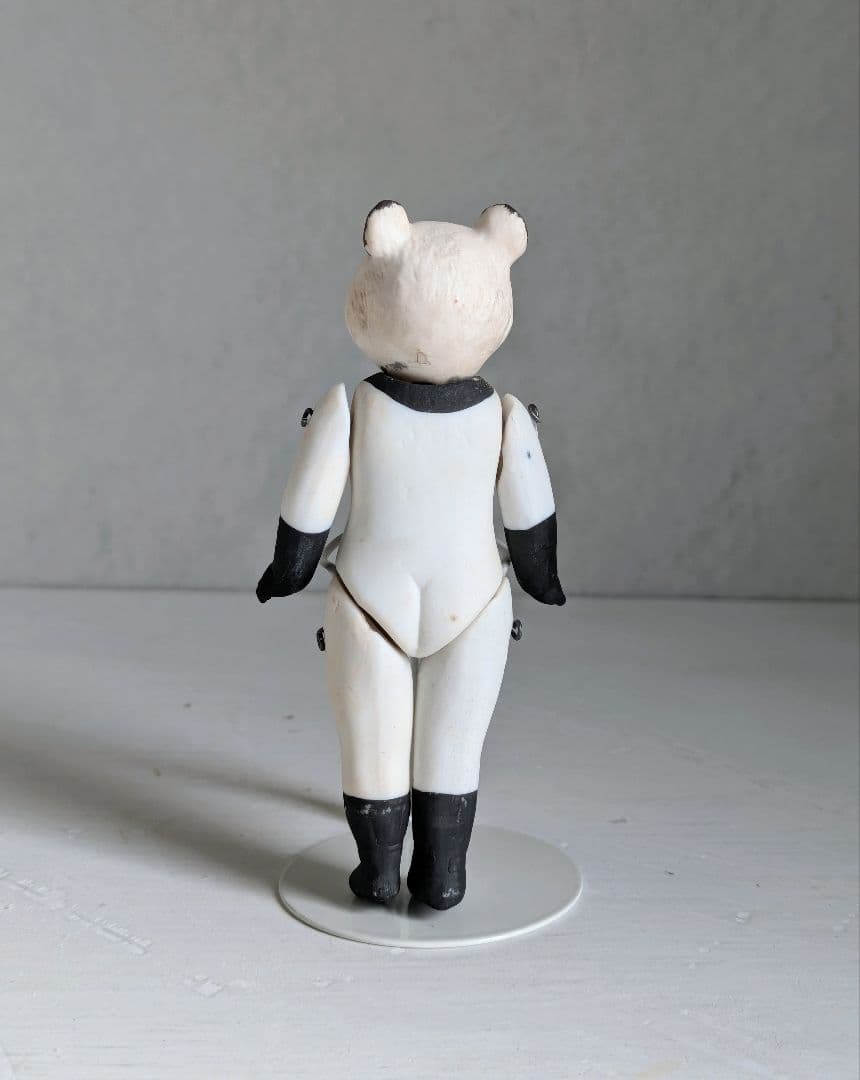 ミニョネット　ビスク　アンティーク　ヴィンテージ　ドイツ　パンダ