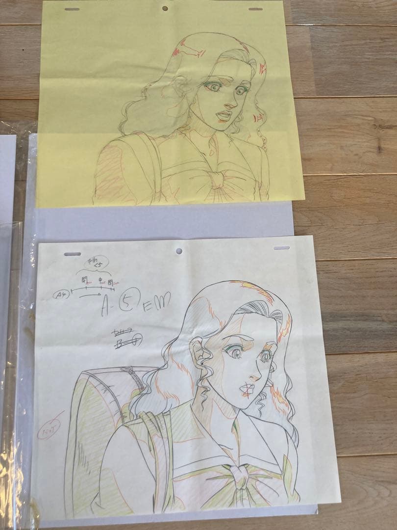 原画　SLAM DUNK 初期アニメ原画　本物　14枚　彩子