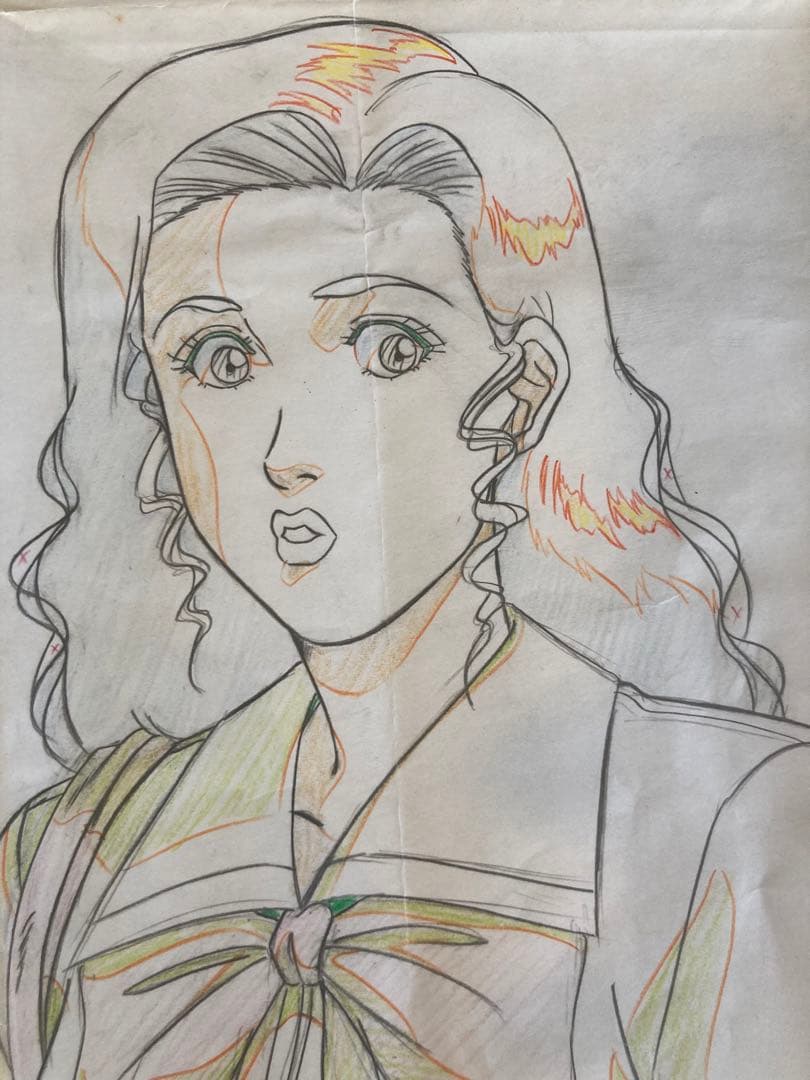 原画　SLAM DUNK 初期アニメ原画　本物　14枚　彩子