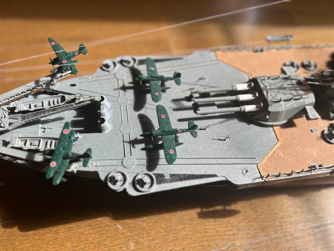 超大型戦艦大和1350mm製作完了しました。(1号作戦時)使用です。