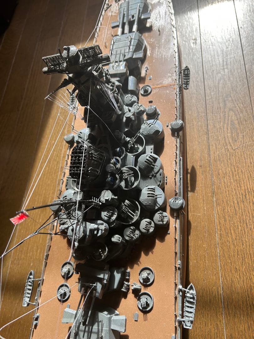 超大型戦艦大和1350mm製作完了しました。(1号作戦時)使用です。