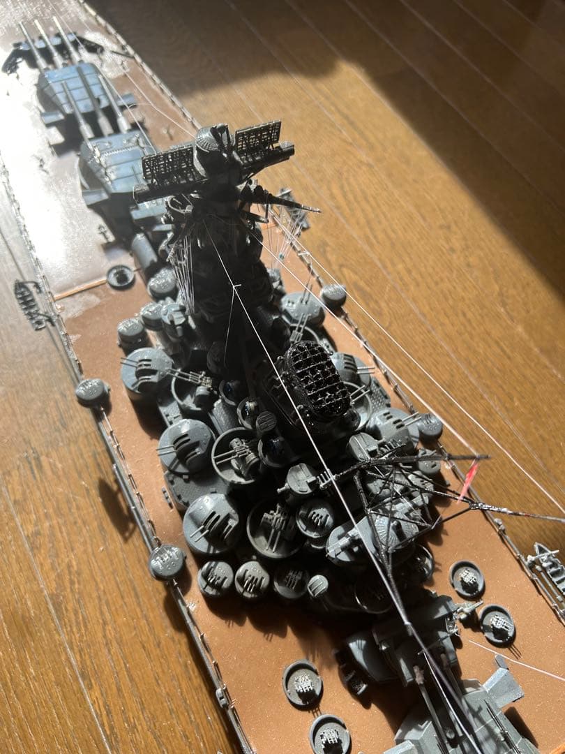 超大型戦艦大和1350mm製作完了しました。(1号作戦時)使用です。