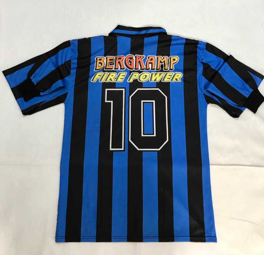 【激レア】ベルカンプ　インテル　長袖　プリント　シャツ