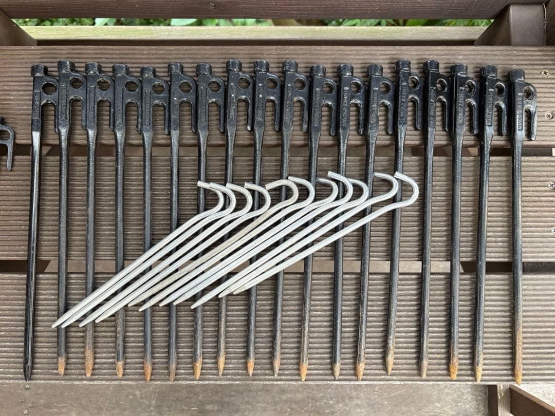 スノーピーク ソリッドステーク、ペグ、マルチコンテナM セット