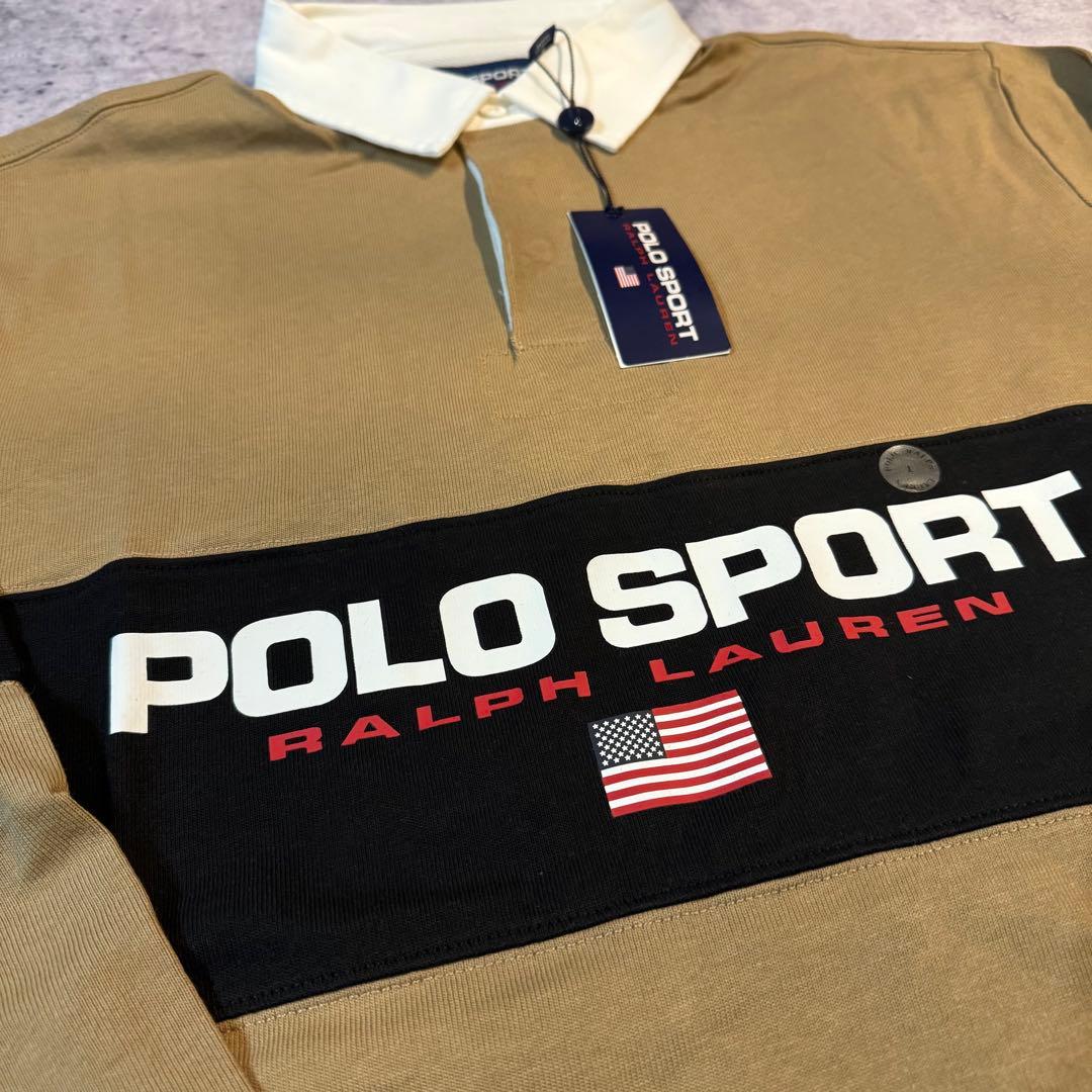 【希少】　ラルフローレン　ポロスポーツ　ラガーシャツ　ポロシャツ　長袖　ロンT