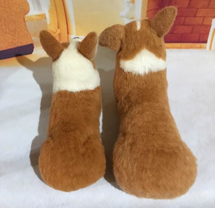 コーギーちゃん親子✩︎羊毛フェルト