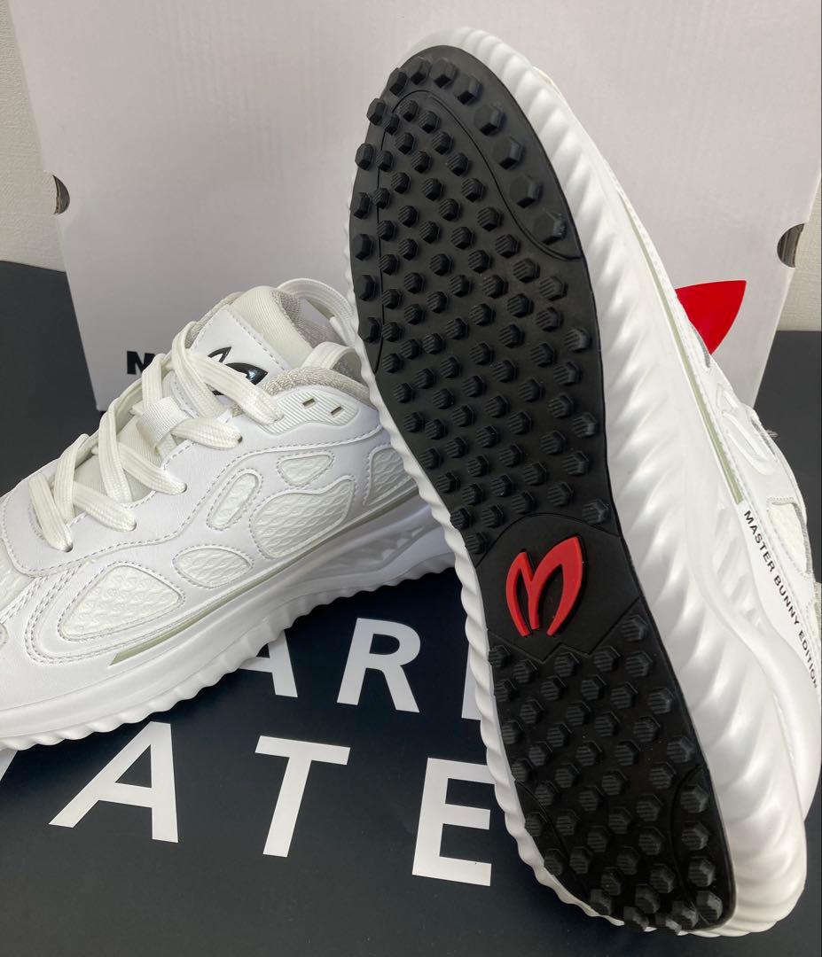 新品 パーリーゲイツ マスターバニー メッシュライクシューズ 26.5cm 白