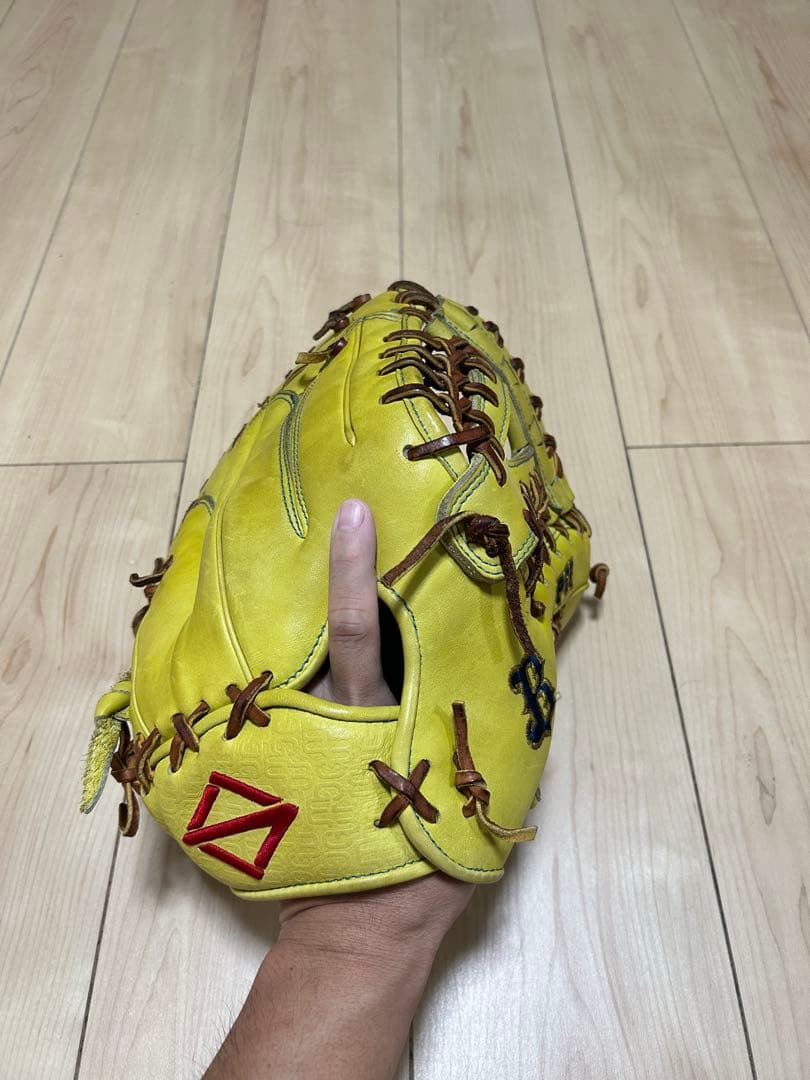 最終値引き価格　早い者勝ち超美品　グラブワークス　ファーストミット　硬軟兼用