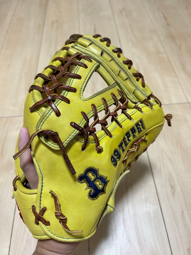 最終値引き価格　早い者勝ち超美品　グラブワークス　ファーストミット　硬軟兼用