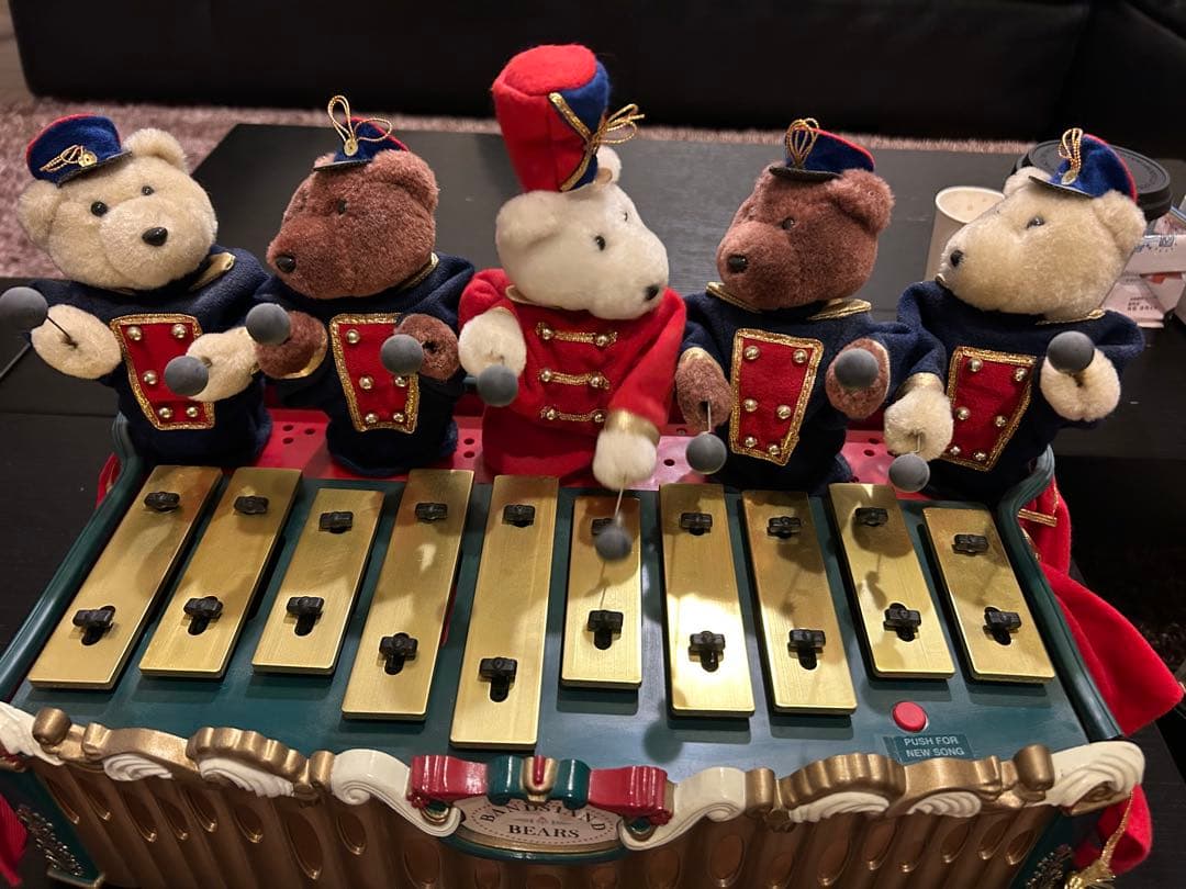 ♡ビンテージ♡サンリオ クマ 演奏付きシロフォン 鉄琴