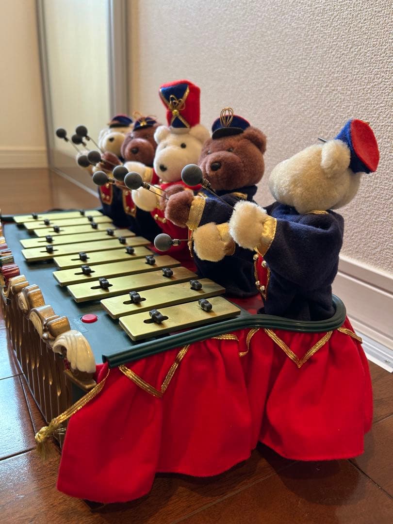 ♡ビンテージ♡サンリオ クマ 演奏付きシロフォン 鉄琴