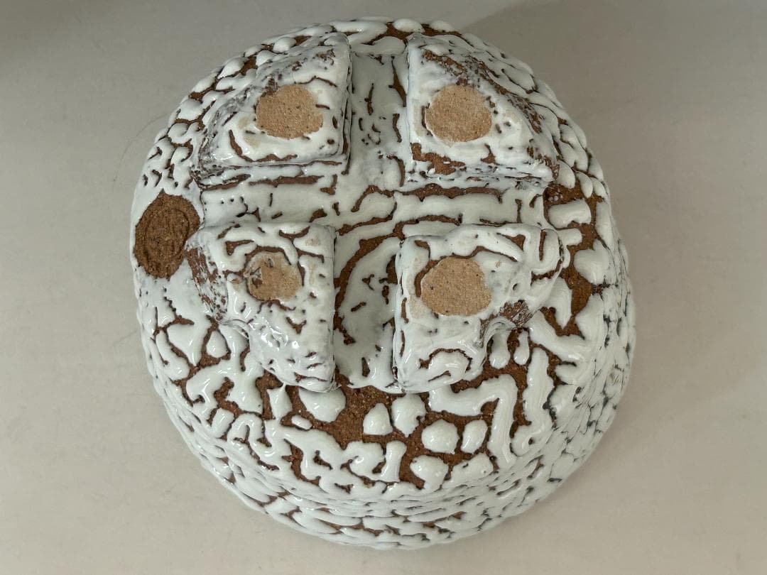 ◆ 十一代休雪 鬼萩茶碗「彩雲」 | 表千家十四代 而妙斎 花押 ◆b245