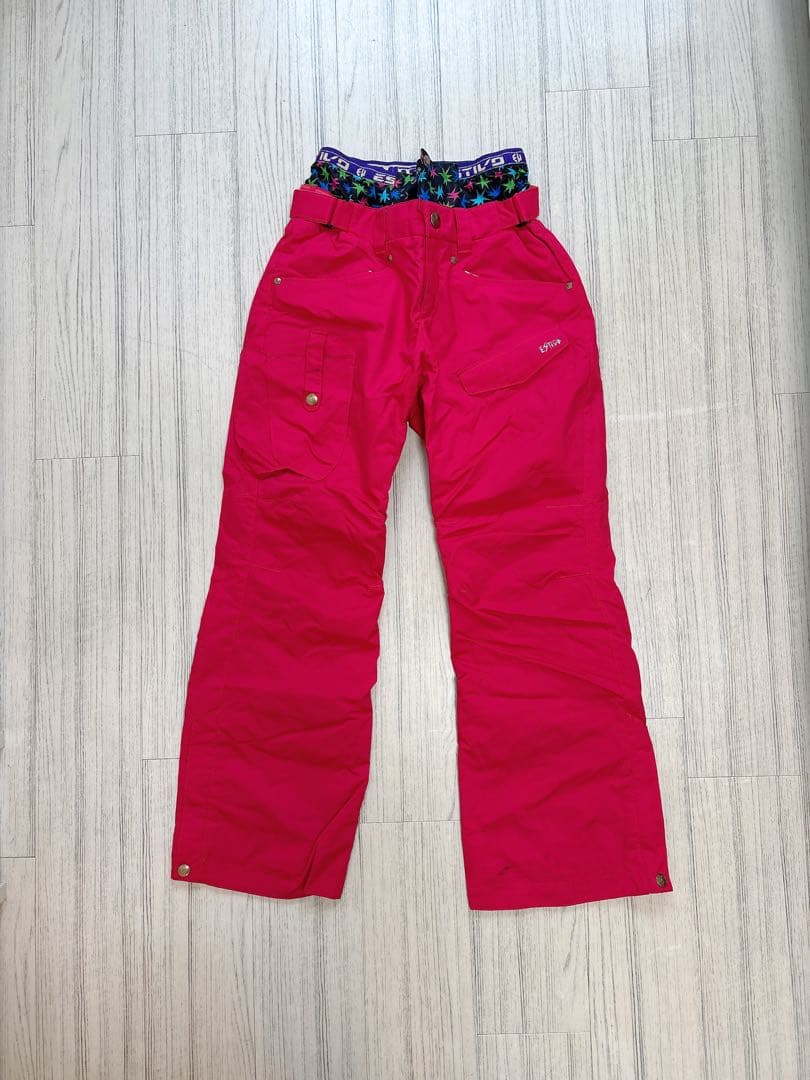 スノーボードウェア 女性用 白黒ストライプ