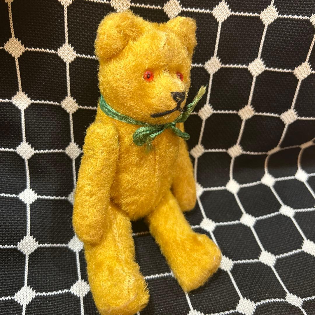 お値下げ！ヴィンテージベア　ゴールドのピーナッツベア