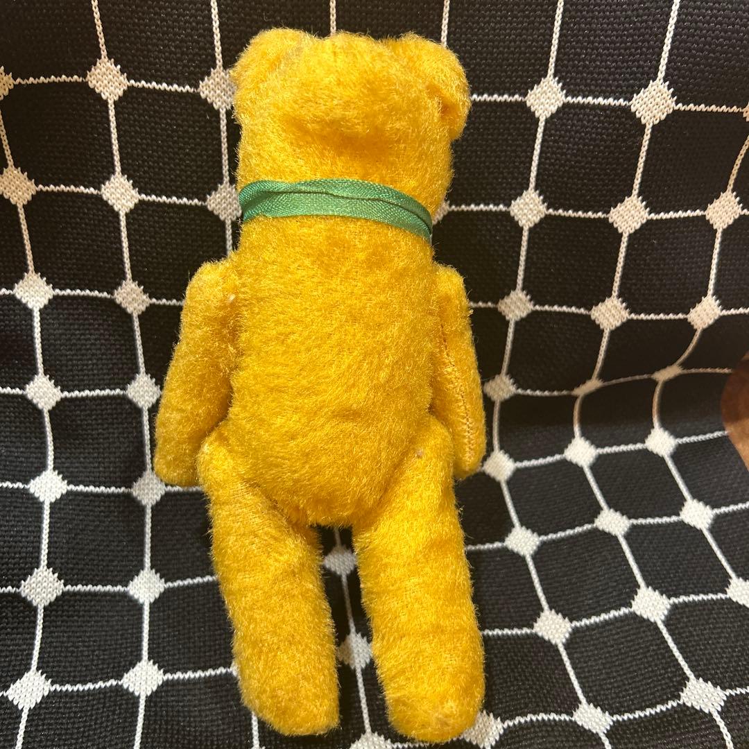 お値下げ！ヴィンテージベア　ゴールドのピーナッツベア